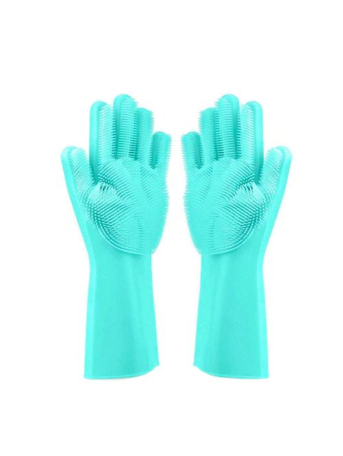 silicon washable multi use cleaning gloves - 17108777 - Very Small Image - 1