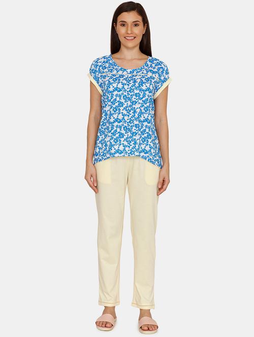 printed tee and pajama set - 17108828 - Very Small Image - 1
