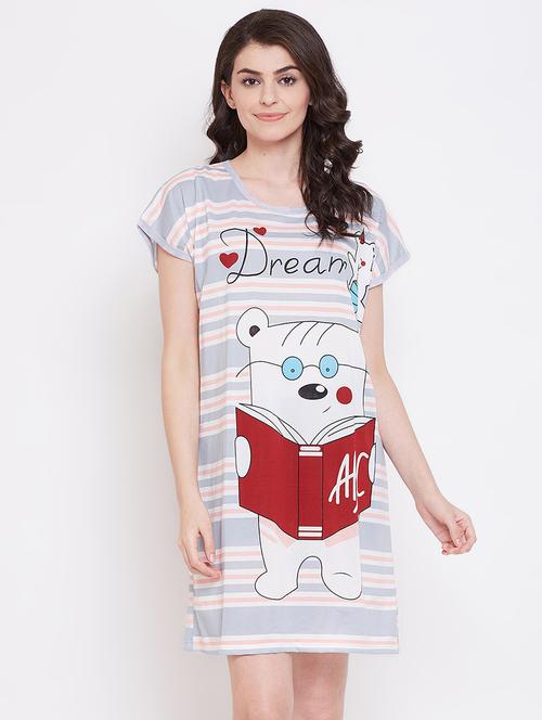quirky print sleepshirt - 17110782 - Very Small Image - 1