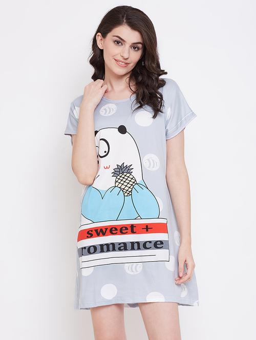 quirky print sleepshirt - 17110788 - Very Small Image - 1
