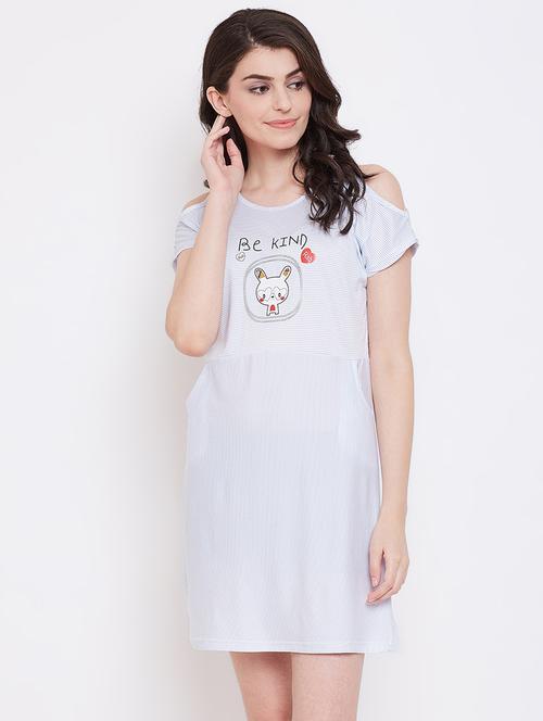 cold shoulder sleepshirt - 17110797 - Very Small Image - 1
