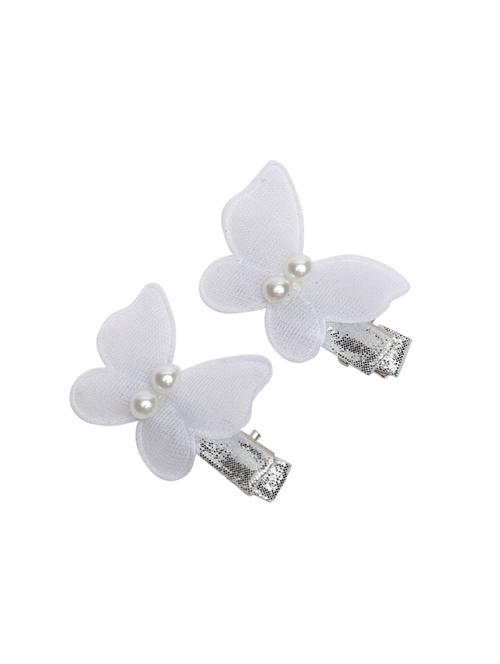 white plastic hair clips hair accessory - 17113897 - Very Small Image - 1