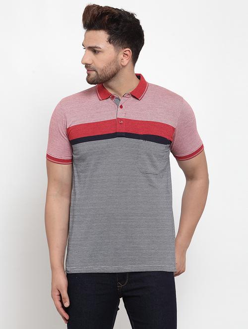 multi colored striped t-shirt - 17115833 - Very Small Image - 1