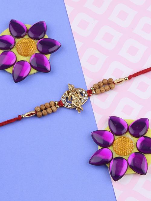 classic "krishna ji " rakhi - 17116318 - Very Small Image - 1