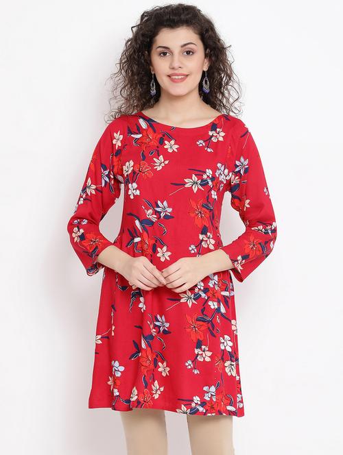 floral a-line kurta - 17116477 - Very Small Image - 1