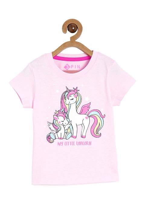 pink cotton tee - 17116891 - Very Small Image - 1