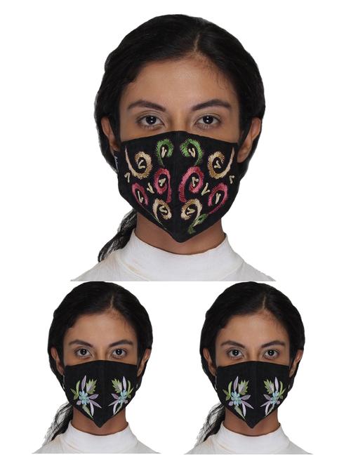 pack of 3 anti-pollution women mask - 17118991 - Very Small Image - 1