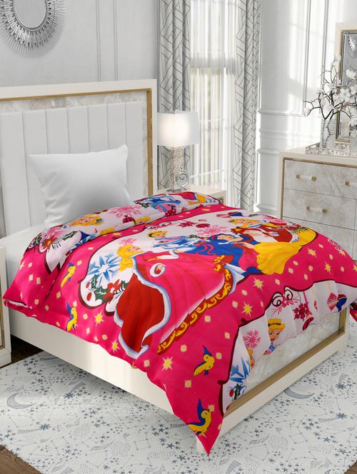 soft micro cotton disney princess cinderella print single bed dohar - 17119633 - Very Small Image - 1