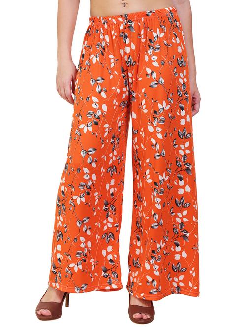 floral flared palazzo - 17119651 - Very Small Image - 1