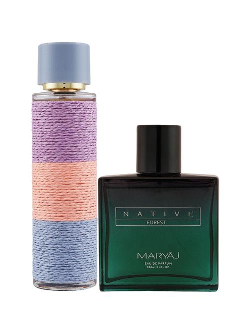 maryaj deuce femme edp 100ml for women and maryaj native forest edp aromatic powdery 100ml for unisex + 2 perfume testers free - 17120956 - Very Small Image - 1