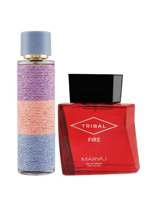 maryaj deuce femme edp 100ml for women and maryaj tribal fire edp ambery 100ml for unisex + 2 parfum testers free - 17121037 - Very Small Image - 1