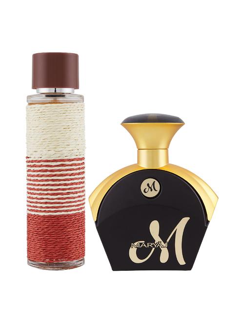 maryaj deuce homme edp spicy 100ml for men and maryaj m for her edp 90ml for women + 2 parfum testers free - 17121140 - Very Small Image - 1