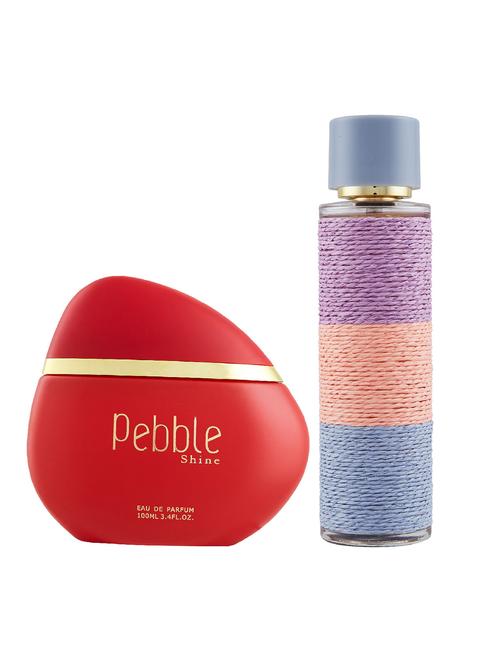 maryaj pebble shine edp perfume 100ml for women and maryaj deuce femme edp perfume 100ml for women+ 2 parfum testers free - 17121158 - Very Small Image - 1