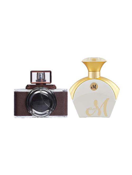 maryaj zoom pour homme edp spicy 100ml for men and maryaj m white for her edp 90ml for women + 2 parfum testers free - 17121197 - Very Small Image - 1