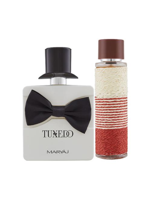 maryaj tuxedo edp spicy 100ml for men and maryaj deuce homme edp spicy 100ml for men + 2 parfum testers free - 17121295 - Very Small Image - 1
