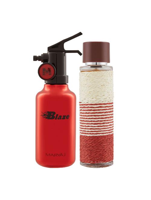 maryaj blaze edp aromatic 100ml for men and maryaj deuce homme edp spicy 100ml for men + 2 parfum testers free - 17121297 - Very Small Image - 1