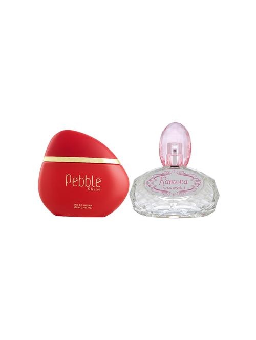 maryaj pebble shine edp perfume 100ml for women and maryaj ramona edp perfume 100ml for women + 2 parfum testers free - 17121410 - Very Small Image - 1