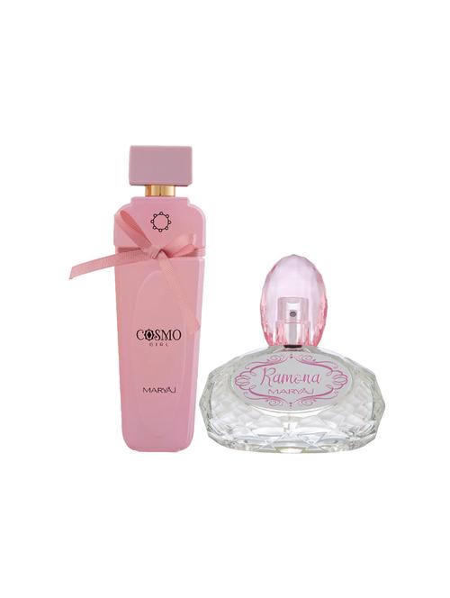 maryaj cosmo girl edp powdery perfume 100ml for women and maryaj ramona edp perfume 100ml for women + 2 parfum testers free - 17121412 - Very Small Image - 1
