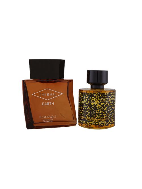 maryaj tribal earth edp 100ml for unisex and maryaj wild speed edp spicy 100ml for men + 2 parfum testers free - 17121484 - Very Small Image - 1