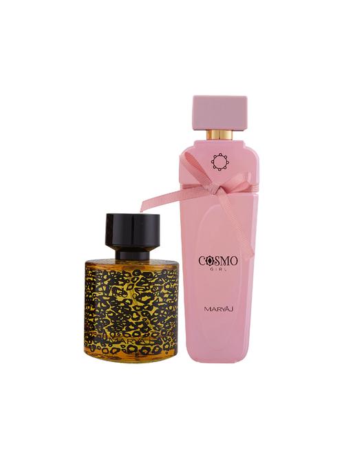 maryaj wild speed edp spicy 100ml for men and maryaj cosmo girl edp powdery 100ml for women+ 2 parfum testers free - 17121525 - Very Small Image - 1