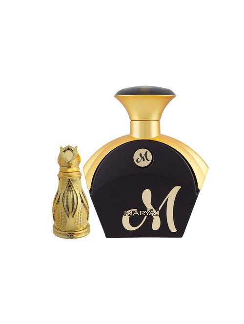 ajmal khofooq cp oudhy alcohol-free attar 18ml for unisex and maryaj m for her edp 90ml for women + 2 parfum testers free - 17121726 - Very Small Image - 1