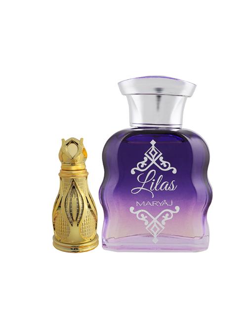 ajmal khofooq cp oudhy alcohol-free attar 18ml for unisex and maryaj lilas edp 100ml for women + 2 parfum testers free - 17121748 - Very Small Image - 1
