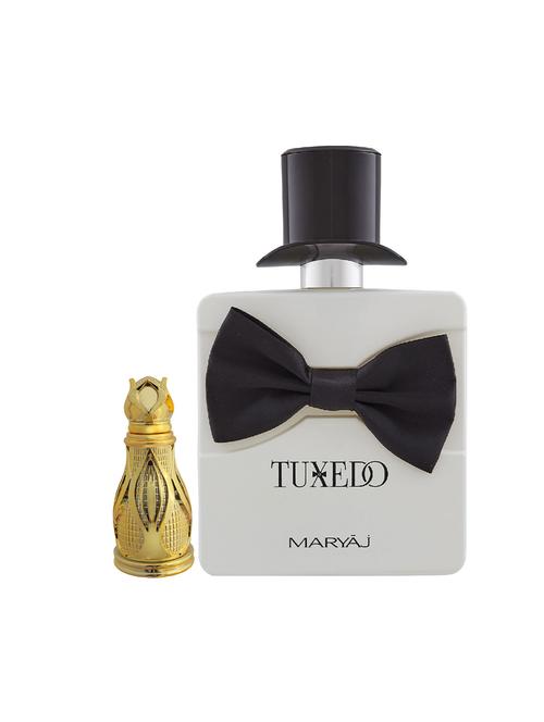 ajmal khofooq cp oudhy alcohol-free attar 18ml for unisex and maryaj tuxedo edp 100ml for men + 2 parfum testers free - 17121770 - Very Small Image - 1