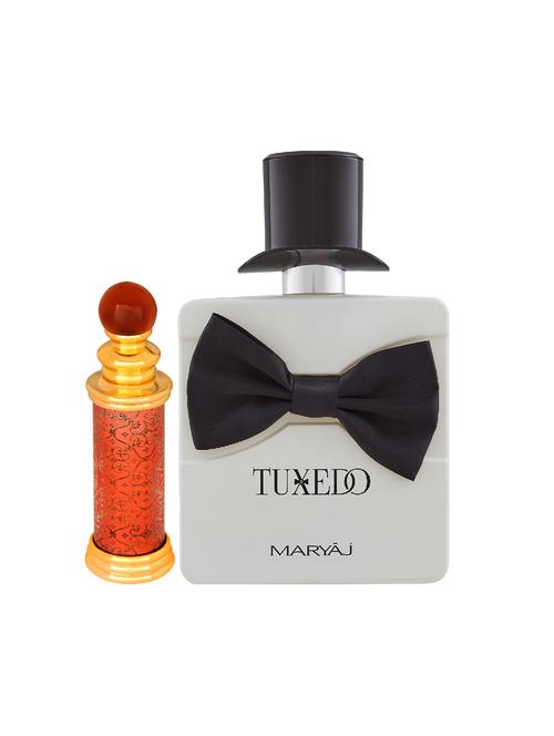 ajmal classic oud cp oudh alcohol-free attar 10ml for unisex and maryaj tuxedo edp 100ml for men + 2 parfum testers free - 17121777 - Very Small Image - 1