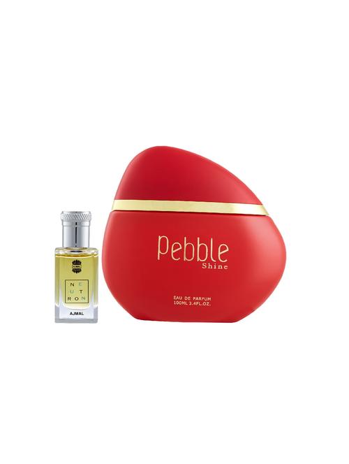 ajmal neutron cp alcohol-free attar 10ml for men and maryaj pebble shine edp 100ml for women + 2 parfum testers free - 17121833 - Very Small Image - 1