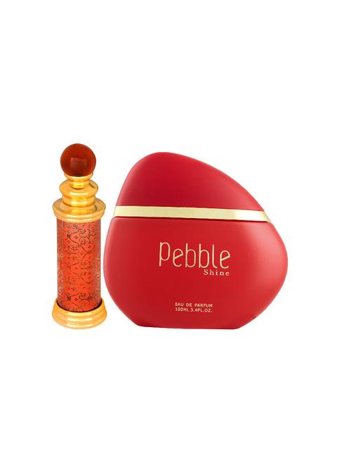 ajmal classic oud cp oudh 10ml for unisex and maryaj pebble shine edp 100ml for women + 2 parfum testers free - 17121842 - Very Small Image - 1