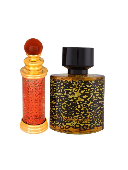 ajmal classic oud cp oudh alcohol-free attar 10ml for unisex and maryaj wild speed edp 100ml for men + 2 parfum testers free - 17121930 - Very Small Image - 1