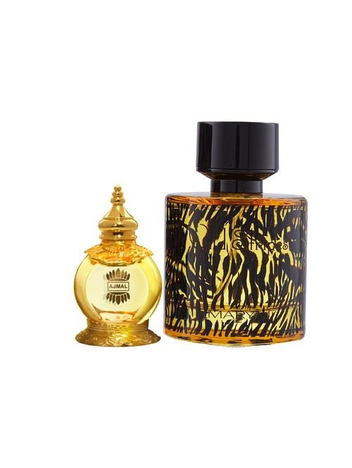 ajmal mukhallat al wafa cp 12ml for unisex and maryaj wild stripes edp 100ml for men + 2 parfum testers free - 17122022 - Very Small Image - 1