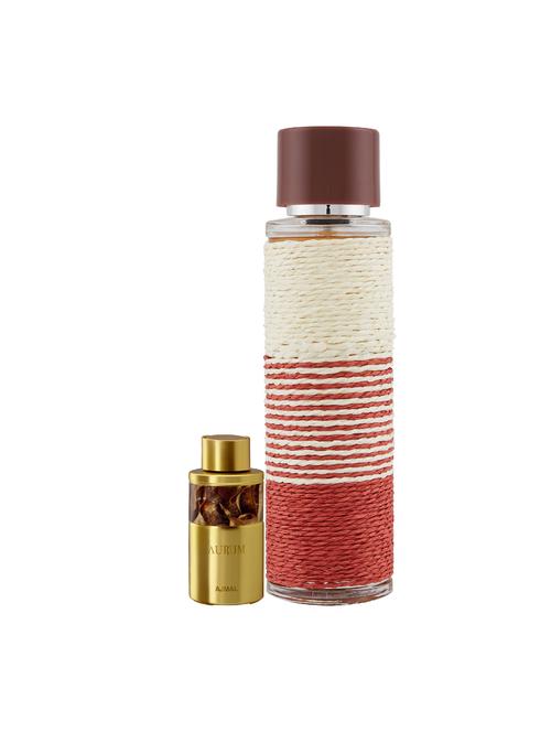 ajmal aurum cp alcohol-free attar 10ml for women and maryaj deuce homme edp 100ml for men + 2 parfum testers free - 17122046 - Very Small Image - 1