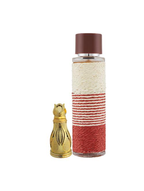 ajmal khofooq cp oudhy alcohol-free attar 18ml for unisex and maryaj deuce homme edp 100ml for men + 2 parfum testers free - 17122055 - Very Small Image - 1