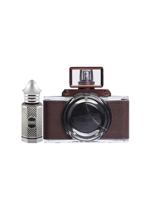 ajmal asher cp alcohol-free attar 12ml for unisex and maryaj zoom pour homme edp 100ml for men + 2 parfum testers free - 17122081 - Very Small Image - 1
