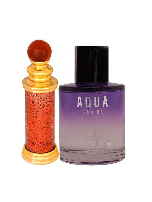 ajmal classic oud cp oudh 10ml for unisex and maryaj aqua spring edp 100ml for women + 2 parfum testers free - 17122207 - Very Small Image - 1