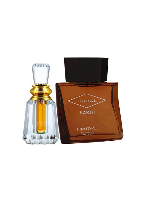 ajmal oudh mukhallat cp oudhy 6ml for unisex and maryaj tribal earth edp 100ml for unisex + 2 parfum testers free - 17122223 - Very Small Image - 1