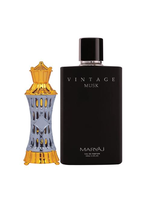 ajmal mizyaan cp alcohol-free attar 14ml for unisex and maryaj vintage edp 100ml for unisex + 2 parfum testers free - 17122291 - Very Small Image - 1