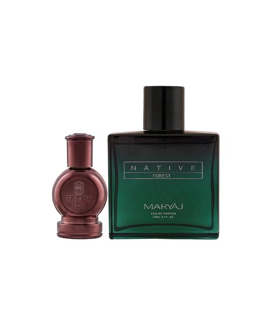 ajmal tempest cp alcohol-free attar 12ml for unisex and maryaj native forest edp 100ml for unisex + 2 parfum testers free - 17122304 - Very Small Image - 1