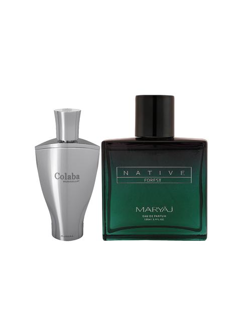 ajmal colaba mukhallat cp 14ml for unisex and maryaj native forest edp 100ml for unisex + 2 parfum testers free - 17122315 - Very Small Image - 1