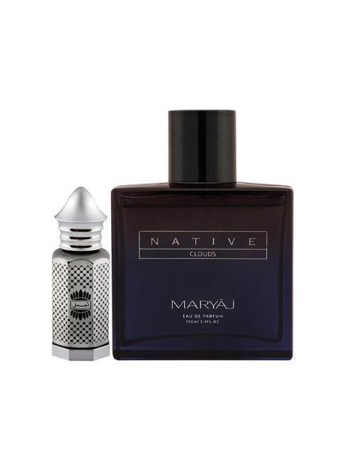 ajmal asher cp alcohol-free attar 12ml for unisex and maryaj native clouds edp 100ml for unisex + 2 parfum testers free - 17122336 - Very Small Image - 1