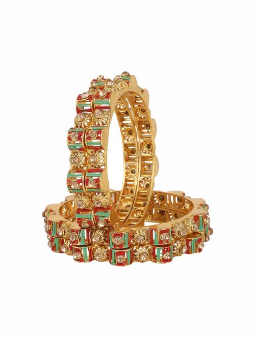 multi colored metal bangle - 17124786 - Very Small Image - 1
