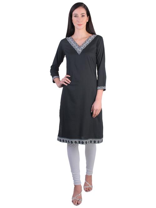 printed a-line kurta - 17125741 - Very Small Image - 1