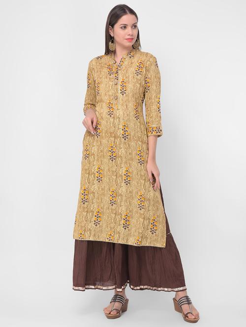 floral kurta skirt set - 17126069 - Very Small Image - 1