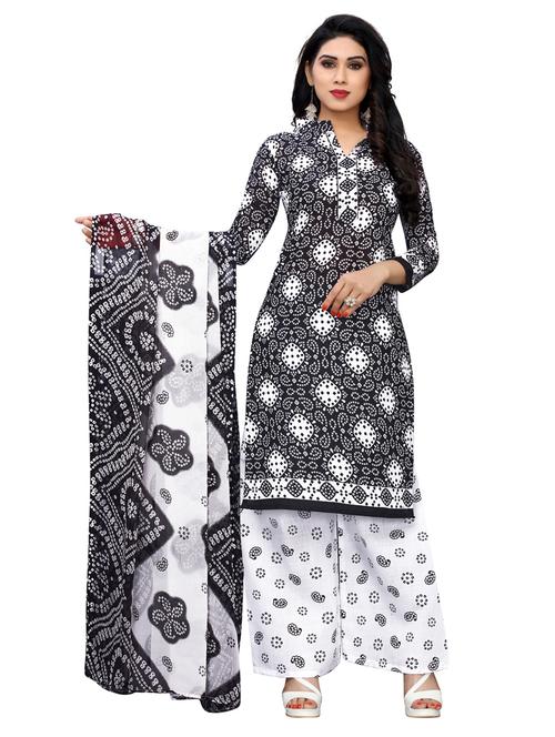 tie & dye salwar suit set - 17128030 - Very Small Image - 1