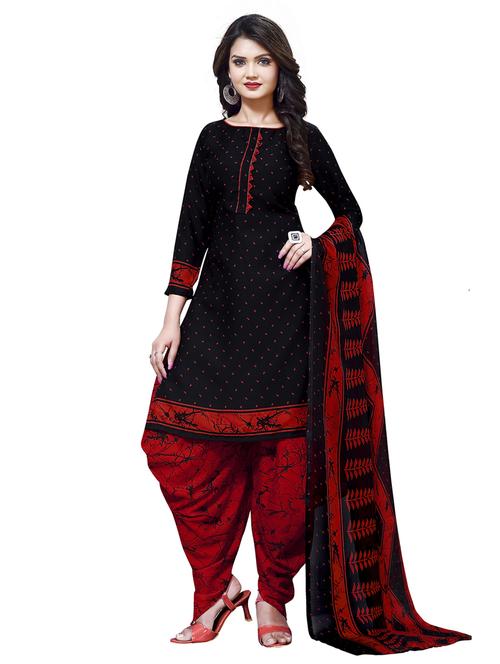 printed salwar suit unstitched suit - 17128044 - Very Small Image - 1