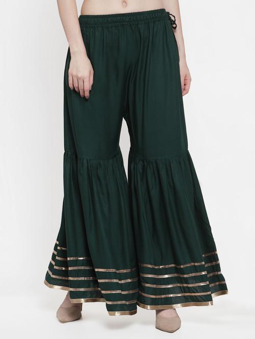 green rayon sharara - 17129723 - Very Small Image - 1