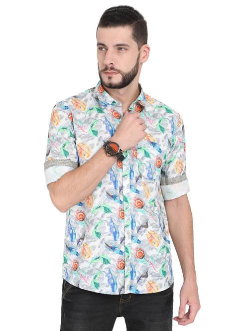 multi colored printed casual shirt - 17129858 - Very Small Image - 1
