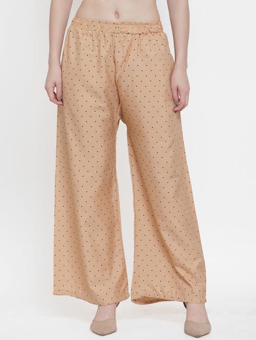 printed flared palazzo - 17130416 - Very Small Image - 1