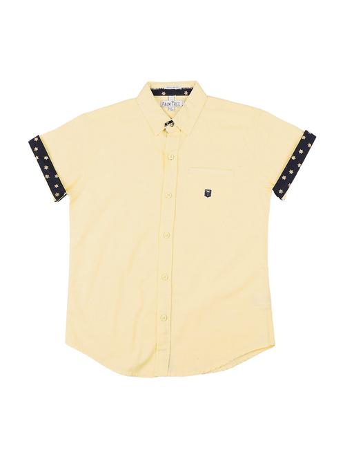 yellow cotton shirt - 17130488 - Very Small Image - 1